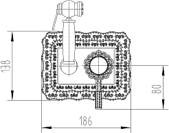 Milacio Гигиенический душ Vitoria MC.800.BR со встраиваемым смесителем бронза – фотография-4
